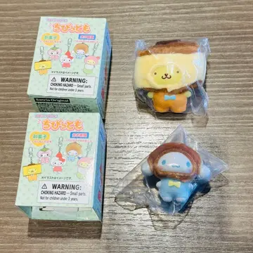 산리오 치비토모 키링 화과자 폼폼푸딩 시나몬