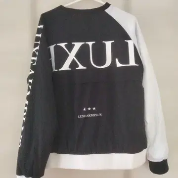 LUXE 로고 트레이닝복 블랙/그레이