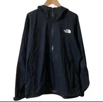 THE NORTH FACE 블랙 후드 부착 나일론 자켓