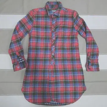 [ BEAMS ] 체크 무늬 두꺼운 원단 플란넬 셔츠 긴팔