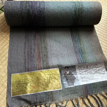 리큐 직 일본 의류 코트 원단 옷감 교토 염색 작가 이와아사 코텐