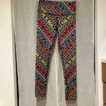 [새상품급] ZUMBA 컬러풀 레깅스 하이웨스트
