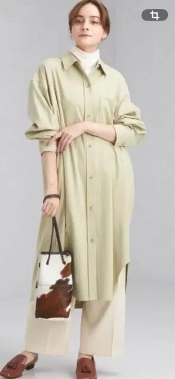 그린 라벨 릴랙싱 셔츠 원피스