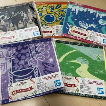 미세스 그린애플 제일복권 G상 자카드 타월 5종