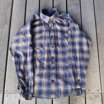 파타고니아 체크 무늬 플란넬 셔츠 MENS S