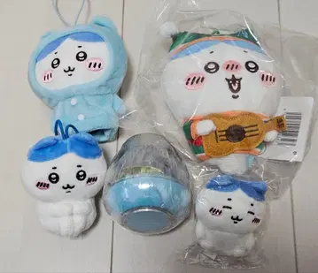 치이카와 (먼작귀) 하치와레 카푸세리움 칭찬 리본 마스코트 등 5점 세트