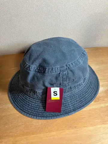 Borsalino 다크 그레이 버킷 햇 S 사이즈