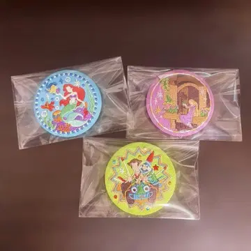 디즈니 자수 캔뱃지 인어공주 토이스토리 라푼젤