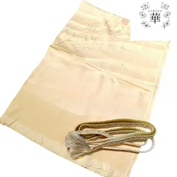 신 3 꽃 오비 장식 천 허리띠 세트 노랑 오렌지 꽃