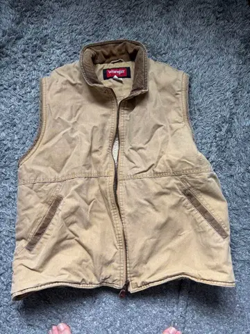 Wrangler 베이지 베스트 L 사이즈