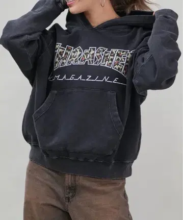 THRASHER 빅 실루엣 후디 L 미사용 새상품