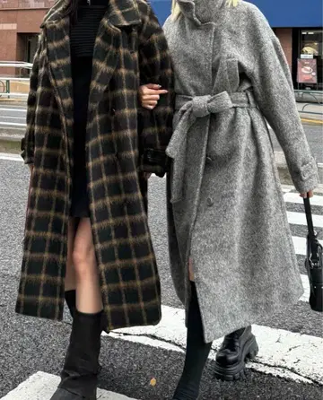 시착만 한 상품 EMODA 에모다 스탠드넥 오버코트