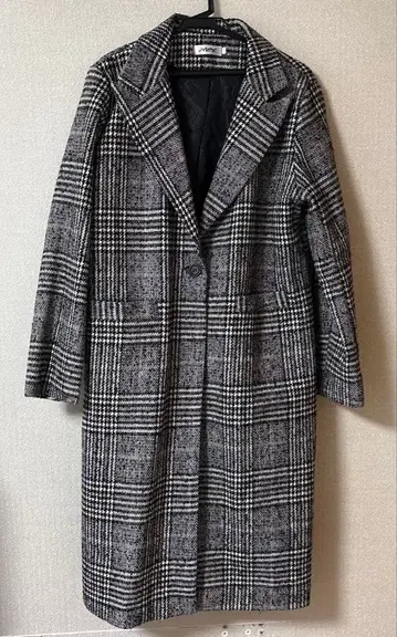 글렌체크 체스터 코트