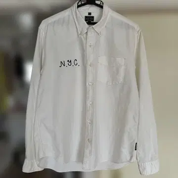 SCHOTT N.Y.C. 자수 긴팔 셔츠