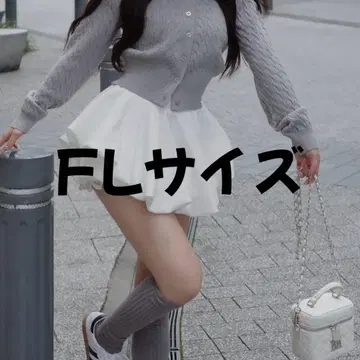 Darich 볼륨 벌룬 미니 스커트