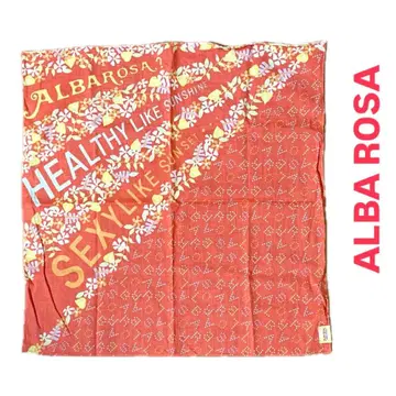 희귀! 초레어! ALBA ROSA 반다나 스카프