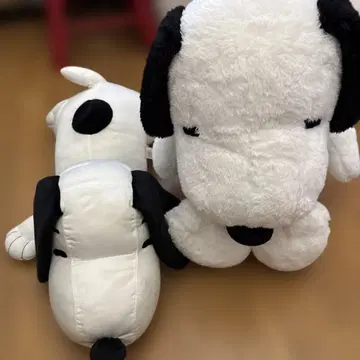 스누피 봉제 인형 빅 사이즈 2개 세트