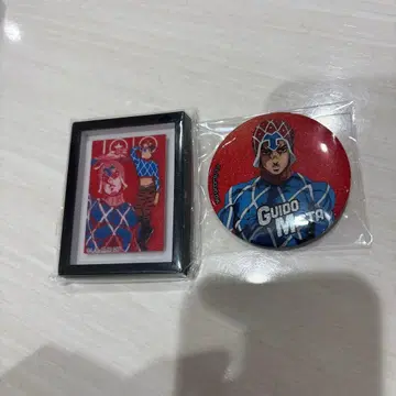 귀도 미스타 캔뱃지와 카드 세트