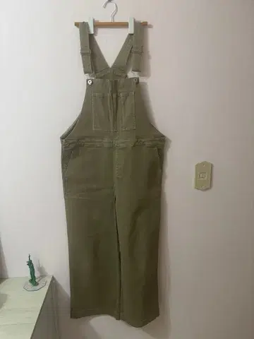 올리브 살로펫 와이드 레그 코튼