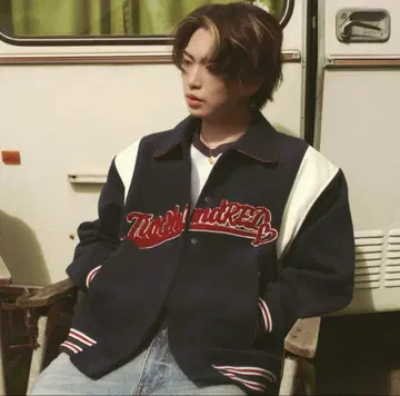 TwO hundRED Games Bomber Jacket Navy