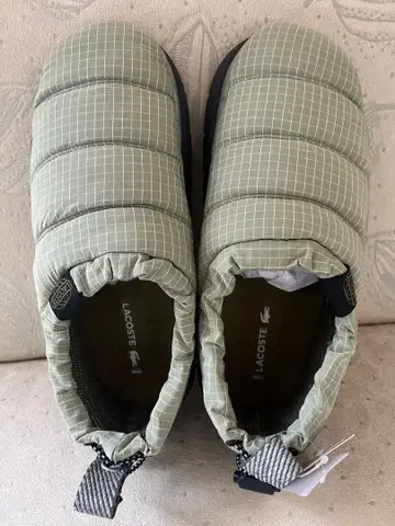 미사용 새상품 LACOSTE 아웃도어 슬립온 신발 5 사이즈 24cm