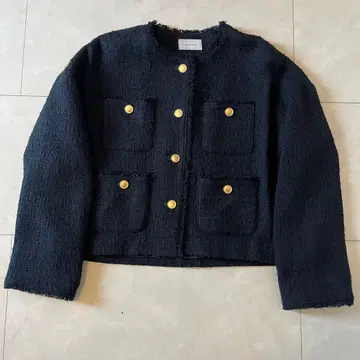 green label relaxing 노카라 트위드 자켓 FREE