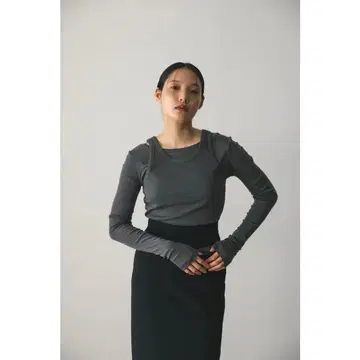 STYLEMIXER / 2 피스 시어 레이어드 탑