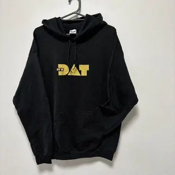 GILDAN 블랙 M 사이즈 DAT 로고 후드티