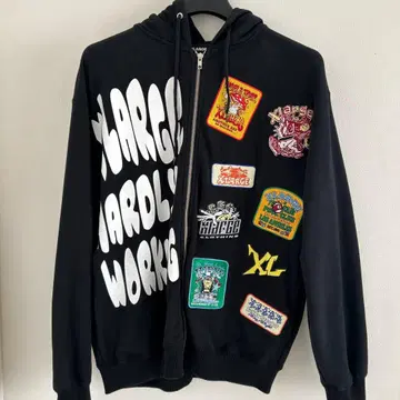 XLARGE 후드티 패치 포함 M 사이즈