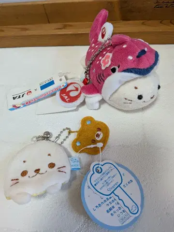 오키나와츄라우미수족관 x JAL 시로탄 징베에 제트기로 변신 봉제 인형