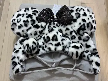 디즈니 팬캡 레오파드 무늬