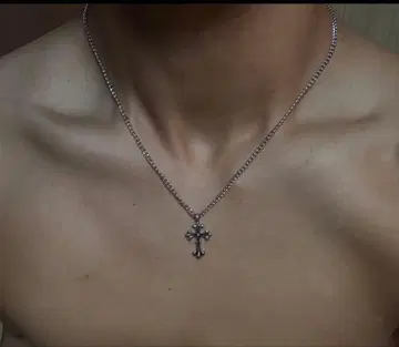 실버 목걸이 빈티지 / 십자가 목걸이