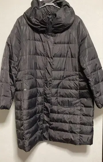 다운 코트 블랙