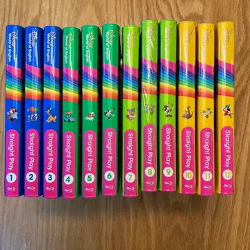 DWE Straight Play 블루레이 거의 새상품급 12장 세트