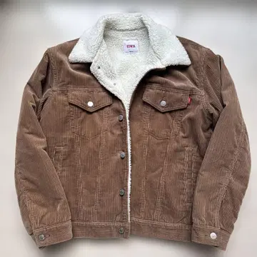 EDWIN 코듀로이 보아 자켓 M