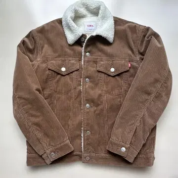 EDWIN 코듀로이 보아 자켓 M