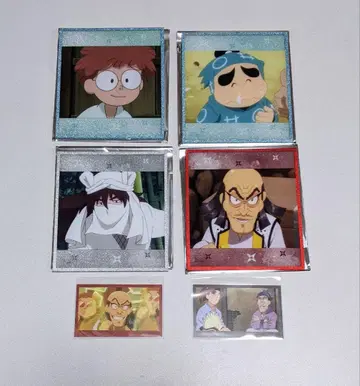 닌타마 란타로 아크릴 색지 컬렉션 4장 세트