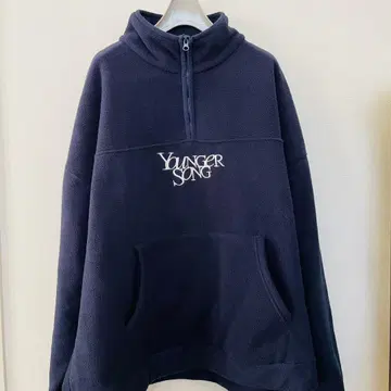 Younger Song 플리스 하프 지퍼 L