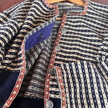 [ vintage ] 노르웨이 니트 가디건