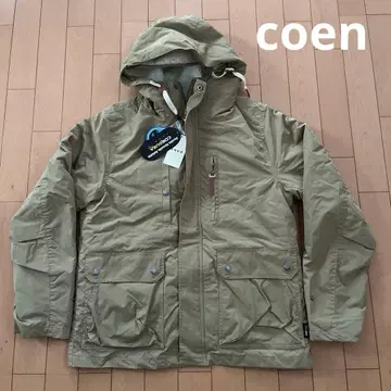 coen 남성용 3WAY 마운틴 파카 보아 블루종