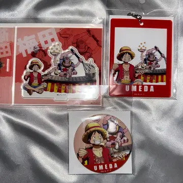 ONE PIECE 무기와라 스토어 지역 한정 굿즈 루피 & 하치