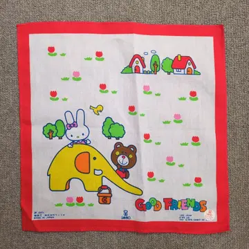 GOOD FRIENDS 손수건 1976년제 일본제 산리오 당시 물건