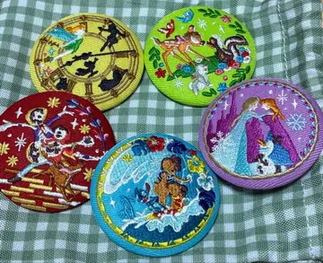Disney Characters 자수 캔뱃지 비스킷 2 디즈니