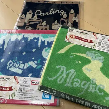 Mrs. GREEN APPLE 제일복권 G상 자카드 타월 3종