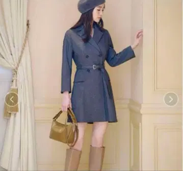 SNIDEL 자켓 미니 원피스 GRY