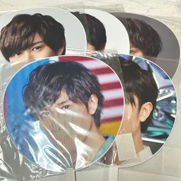 미개봉 SnowMan 아베 료헤이 부채 묶음 판매