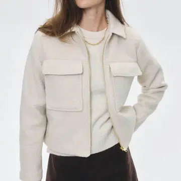 H&M 2025년 부클레 자켓 M