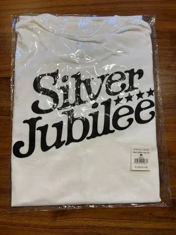 BUMP OF CHICKEN 실버 쥬빌리 롱 T M 화이트