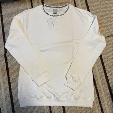 [ 새상품 ] WHITE PARIS 크루넥 트레이닝복 L 화이트