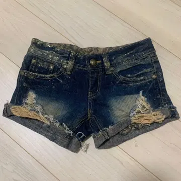 d.i.a JEANS 데미지 데님 숏팬츠 헤이세이 갸루